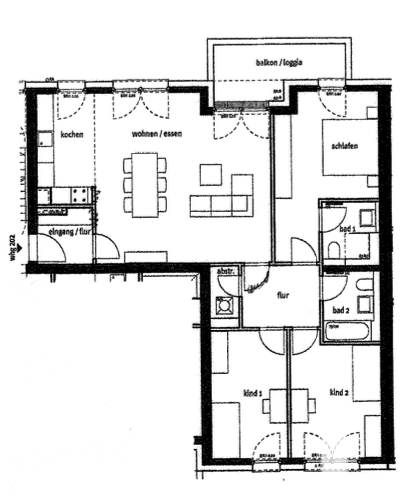 Geräumige 4 ZI. Wohnung im Belsenpark Oberkassel - Foto 2